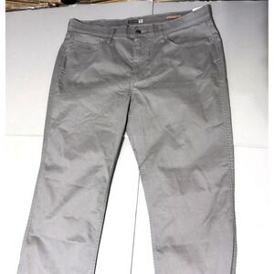 Dockers Chino Pants 38 32 Jean Cut 5 Pocket Gray Solid New Mens All Seasons Tech